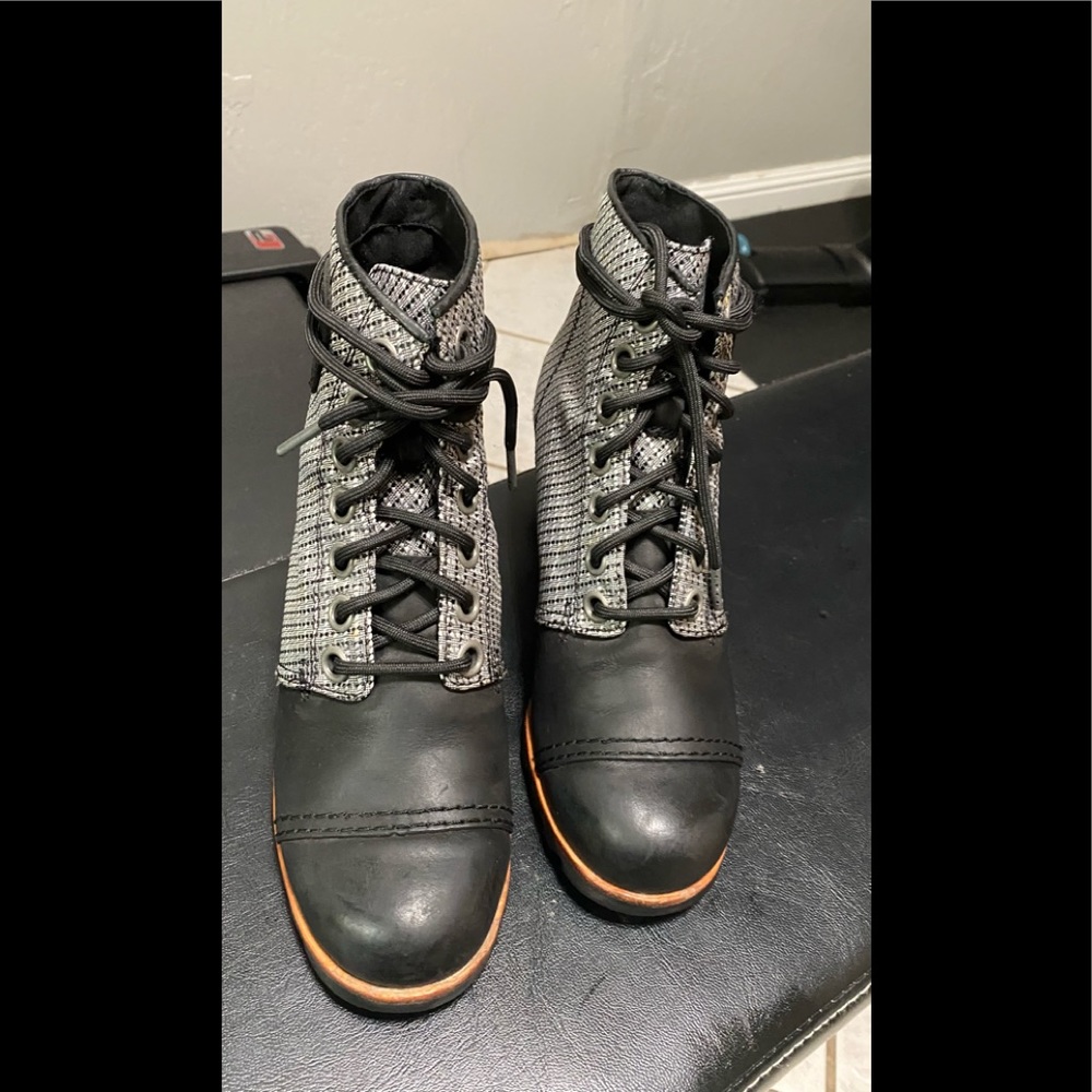 SOREL 1964 Premium Canvas' Waterproof Wedge Bootie - Picture 3 of 10